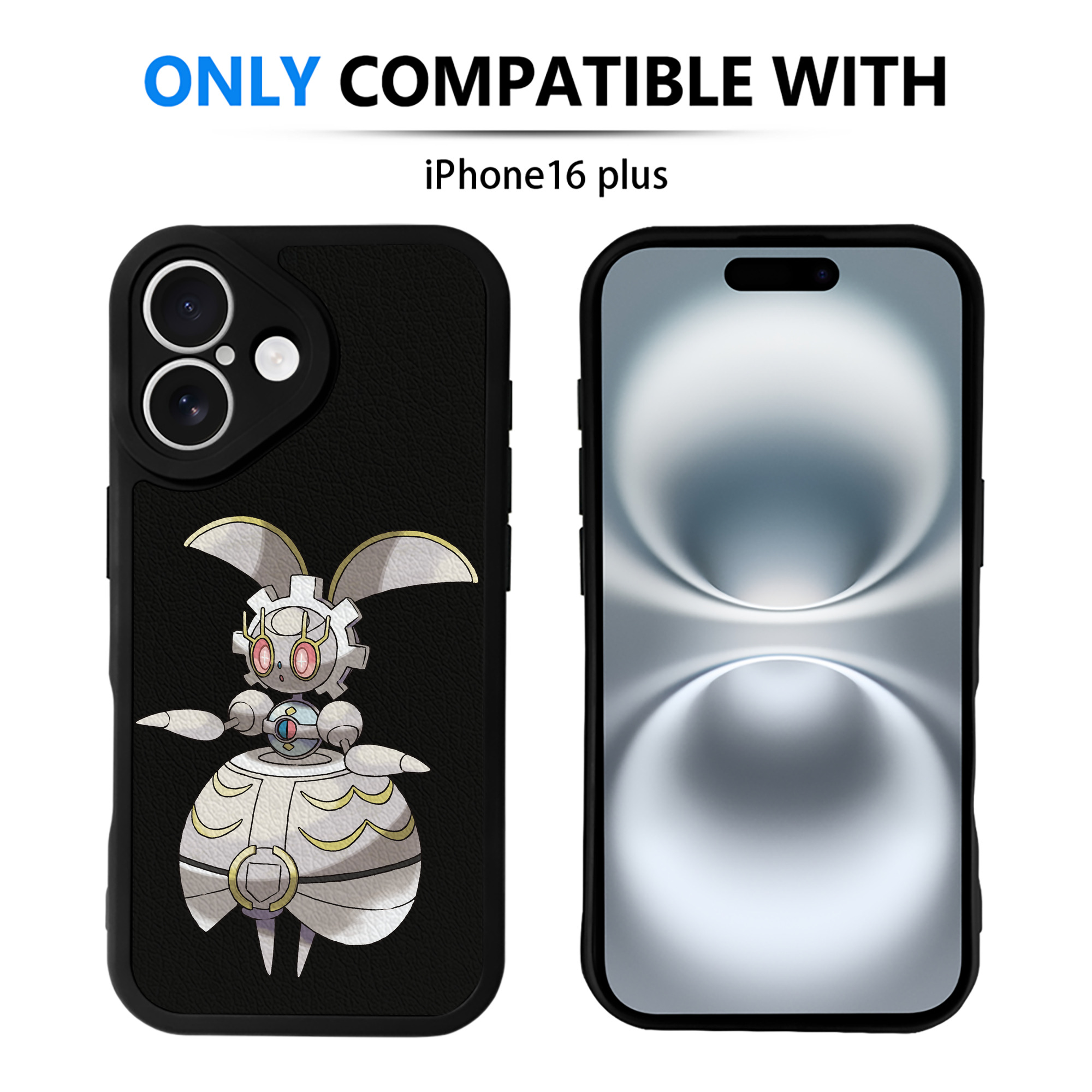 （画像用） ポケットモンスター Pokémon 【iPhone 16シリーズ対応】シリコンスマホケース（レザー調） 材質：シリコン